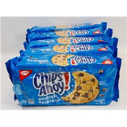 5 PACKS OF CHIPS AHOY! ORIGINAL COOKIES.