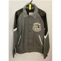 NEW SIZE 42 MENS FULL LEATHER BOMBER JACKET.