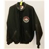 Image 1 : NEW XXL MENS BOMBER JACKET WITH LEATHER ARMS
