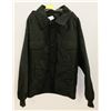 Image 1 : NEW SIZE L HEAVY DUTY BLACK WORK JACKET WITH ZIP