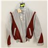 Image 1 : NEW SIZE 42 WINTER LINED GREY & RED JACKET.