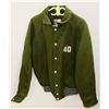 Image 1 : NEW SIZE 40 GREEN BOMBER JACKET