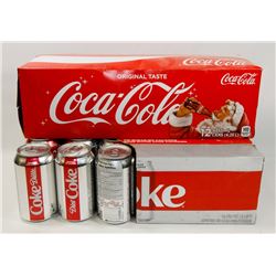TWO CASES OF DIET COKE SOLD WITH CASE OF COCA