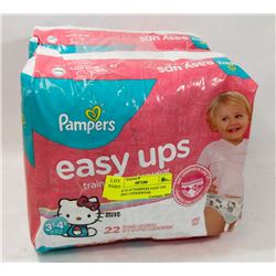 2 BAGS 3T-4T PAMPERS EASY UPS TRAINING UNDERWEAR.