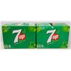 Image 1 : TWO 12 PACK CASES OF 7UP