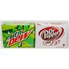 Image 1 : 12 PACK CASE OF MTN DEW SOLD WITH 12 PACK CASE OF
