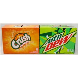 12 PACK CASE OF ORANGE CRUSH SOLD WITH 12 PACK