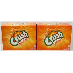 TWO 12 PACK CASES OF ORANGE CRUSH