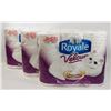 Image 1 : LOT OF 3 ROYALE VELOUR 9 MEGA ROLL TOILET PAPER