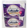 Image 1 : TWO PACKS OF COTTONELLE 12 ROLL TOILET PAPER