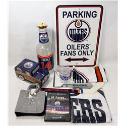 EDMONTON OILERS FAN LOT.
