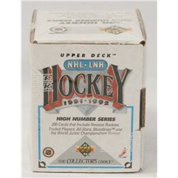 1991-92 UPPER DECK HOCKEY HIGH NUMBER FACTORY
