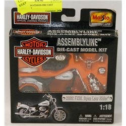 HARLEY DAVIDSON DIE CAST MODEL KIT