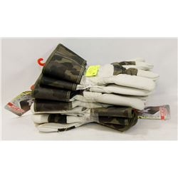 4 PAIRS HEAVY DUTY PREMIUM WINTER COWGRAIN GLOVES