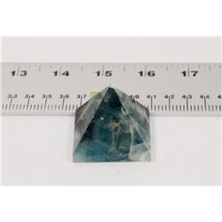 FLORITE CRYSTAL PYRAMID.