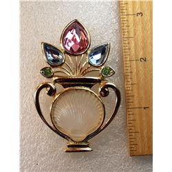 19) VINTAGE  PINK, BLUE & GREEN