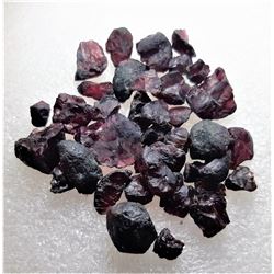 15)  NATURAL ROUGH RHODOLITE GARNET