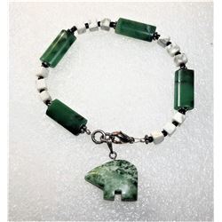 3)  CANADIAN JADE BRACELET