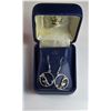 Image 1 : 2)  STERLING SILVER DOLPHIN DROP