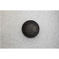 7)  LARGE 1902 CANADIAN PENNY