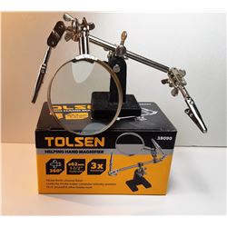 20)  TOLSEN HELPING HAND MAGNIFIER
