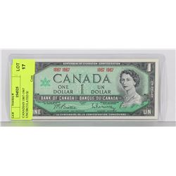 CANADIAN 1867-1967 UNCIRCULATED $1