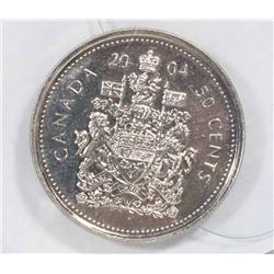 2004 CANADIAN FIFTY CENT PIECE