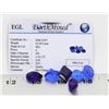 Image 1 : #2-BLUE TOPAZ ,VIOLET AMETHYST MX GEMSTONE 63.30CT