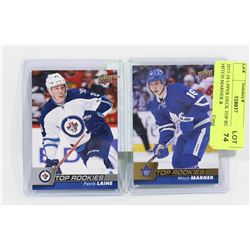 2017-18 UPPER DECK TOP ROOKIES MITCH MARNER &