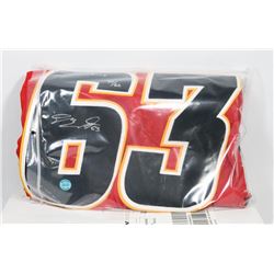 AUTOGRAPHED SAM BENNETT CALGARY FLAMES  JERSEY