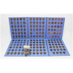 BOX WITH 2 BOOKS OF LINCOLN HEAD CENTS, WWII