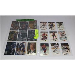 LOT OF WAYNE GRETZKY AND THE GREATS HOCKEY CARDS