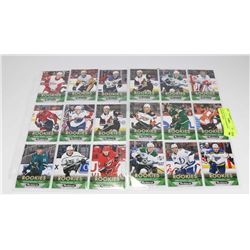 LOT OF 2016-2018 PARKHURST ROOKIE CARDS