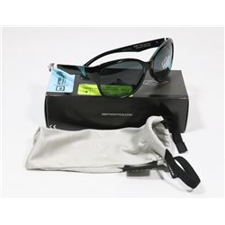 SMITH BRAND JETSET POLARIZED BLACK LAGOON FRAME