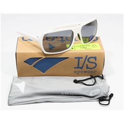 I/S CAPTAIN GLOSS WHITE/SMOKE SUNGLASSES