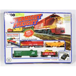 TYCO HO OVERNIGHT FREIGHT TRAIN SET.