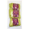 Image 1 : LOT OF 3 MOSS GREEN  1 LB BAGS 100% ACRYLIC YARN
