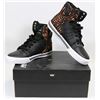 Image 1 : NEW SUPRA KIDS SKYTOP SIZE 2 WHITE/BLACK SHOES.