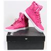 Image 1 : NEW SUPRA KIDS SKYTOP SIZE 2 HOT PINK & WHITE