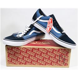 NEW MENS SIZE 14 VANS OLD SCHOOL NAVY SHOES.