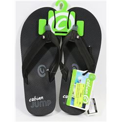 NEW COBINA MENS SIZE 12 JUMP AQUA BEACH SANDALS