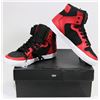 Image 1 : NEW SUPRA KIDS VAIDER SIZE 3 RED/BLK/WHITE HIGH