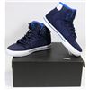 Image 1 : NEW SUPRA KIDS VAIDER SIZE 1 NAVY/WHITE HIGH TOP