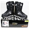Image 1 : NEW RIDE ORION SIZE 14 BLACK SNOWBOARDING BOOTS.