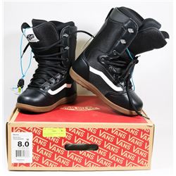 NEW VANS MANTRA BLACK SIZE 8 SNOWBOARDING