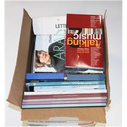 BANKERS BOX OF KNITTING BOOKS