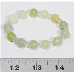 GENUINE LIGHT GREEN JADE BRACELET