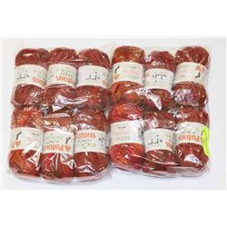 LOT OF 12 PATONS  KROY SOCKS CANYON COLOR 50G BALL