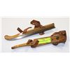 Image 1 : ANTIQUE WOOD HOCKEY SKATES