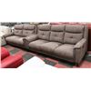 Image 1 : NEW GREY FABRIC ELECTRIC RECLINING 82" SOFA
